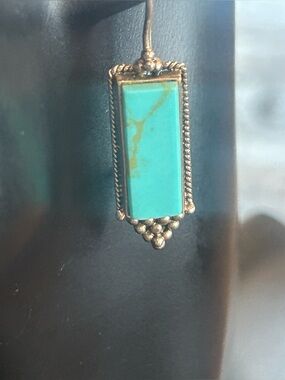 Vintage Sterling Turquoise Earrings